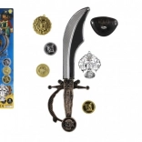 Set pirate avec épée et accessoires (plastique, 17 × 41 cm)