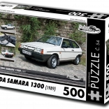 puzzle retro-auta lada samara 1300 (1989) 500 pièces