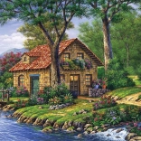 Puzzle V poklidu 1000 pièces