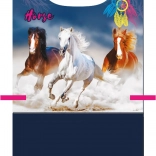 Tablier poncho pour enfants avec motif cheval