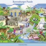 Puzzle Ravensburger Visite au zoo 45 pièces
