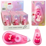 Ruban correcteur rose avec décoration