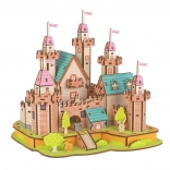 Puzzle 3D en bois - Château au paradis