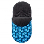 Chancelière d’hiver pour poussette et siège auto NEW BABY bleue