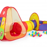 Tente de jeu pour enfants avec tunnel et piscine à balles IPLAY, 100 balles