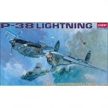 Maquette d'avion Academy P-38 E/J/L Lightning 1:48