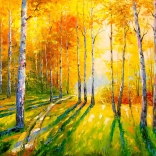 Enjoy puzzle bosquet de bouleaux 1000 pièces