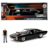 Fast and Furious Dodge Charger 1970 1:24 avec figurine Dominic Toretto