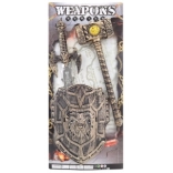 Set de chevalier avec épée, bouclier et massue pour enfants