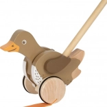 Small Foot canard en bois à pousser sur tige