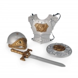 ensemble de chevalier pour enfants – casque, armure, épée et bouclier