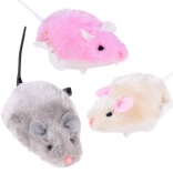 Souris en peluche à remontoir pour enfants et chats
