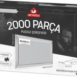 Cadre pour puzzle 96x68 cm blanc