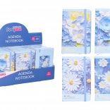 Carnet ligné 9 × 14 cm fleurs mix