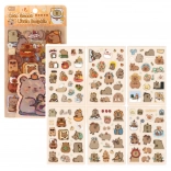 Lot d’autocollants Capybara pour personnalisation et décoration 110 pcs