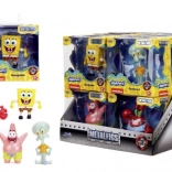 Figurines de collection en métal SPONGEBOB SQUAREPANTS – 4 modèles (SpongeBob, Patrick, Squidward, Mr. Krabs) 6,5 cm