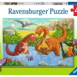 Puzzle RAVENSBURGER dinosaures ludiques 2×24 pièces
