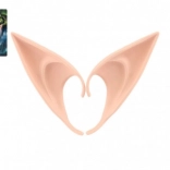 Oreilles d’elfe en latex pour carnaval (2 pcs, 12 cm)