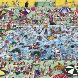 Puzzle 1000 pièces Plaisir à la piscine
