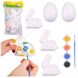 Ensemble pour peinture de décorations en polystyrène