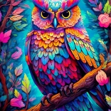 Puzzle Chouette Éblouissante 1000 pièces