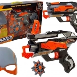 Set blaster en mousse avec masque et fléchettes