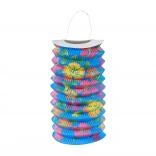Lampion pliable coloré Hawaï 15 cm