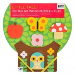 Petit Collage puzzle en bois robustes Petit arbre