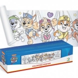 Affiche à colorier PAW PATROL 70 × 16 cm