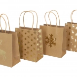 Petit sac cadeau Noël 18x21x10 cm