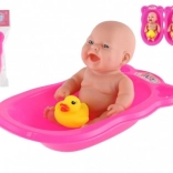 poupée pour petite baignoire avec caneton 20 cm – TEDDIES