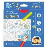 Longs coloriages Cosmos – livres accordéon pour enfants 4+