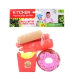 Set de nourriture en plastique pour cuisine enfant