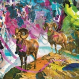 Puzzle HEYE Rebrush! Grandes cornes 1000 pièces