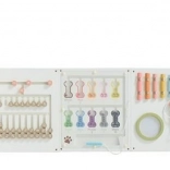 Planche motrice en bois Chien – panneau d’activité pour enfants