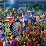 Puzzle Noël à la ferme 1000 pièces GIBSONS