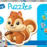 Educa baby puzzle animaux 5-en-1 (3–5 pièces)