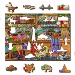 Puzzle en bois Aventure sucrée 2-en-1 200 pièces
