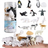 Animaux de l’Arctique - Set de figurines 16 pcs