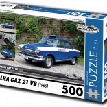 RETRO-AUTA Puzzle Volga GAZ 21 VB 1966, 500 pièces
