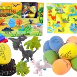 Kit DIY pour peindre des œufs de dinosaures
