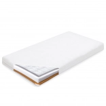 Matelas pour enfant New Baby Standard 120 × 60 × 11 cm sarrasin–mousse–coco, blanc