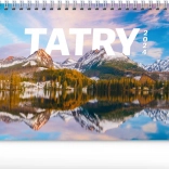 Calendrier de bureau Tatras 2024, 23,1 × 14,5 cm