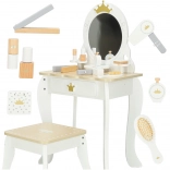 Coiffeuse en bois pour filles Bella avec accessoires