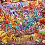 Puzzle Folie des chats 1000 pièces SCHMIDT