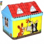 Tirelire Maison taupe avec cadenas