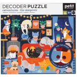 Puzzle Chats avec lunettes 3D 100 pcs de Petit Collage