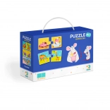 Puzzle DODO Contraires pour enfants 12 paires
