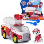 Paw Patrol camion de pompiers avec figurine de Marshall et projectiles à eau