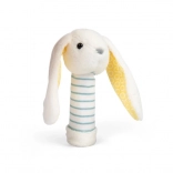Hochet en peluche lapin BIGJIGS TOYS